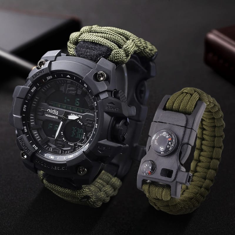 Montre tactique militaire multifonctionnelle.