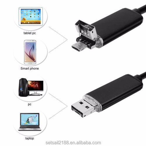 Mini Endoscope Android/PC 2 en 1.
