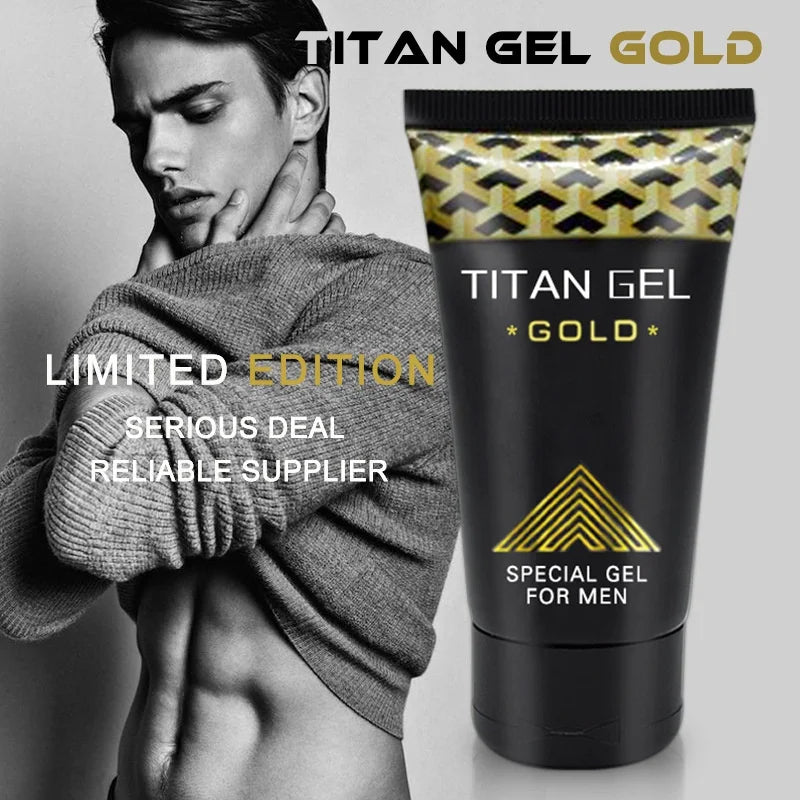 Crème de massage externe Gold Titan Gel pour homme.