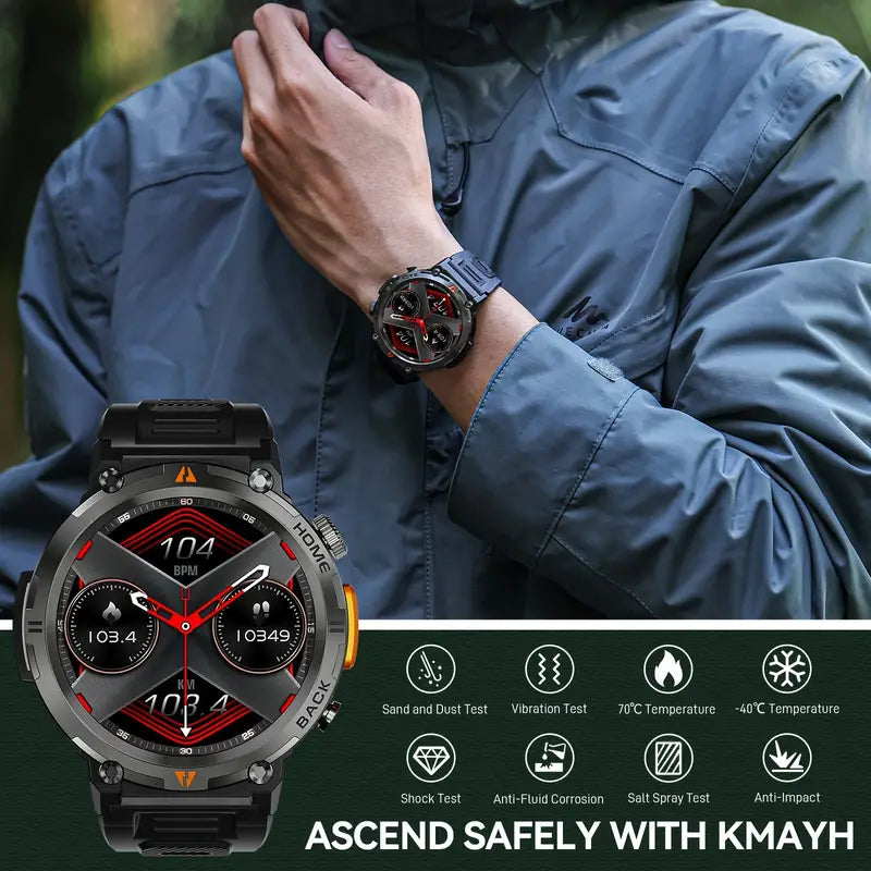 Montre Connectée Intelligente avec Éclairage LED