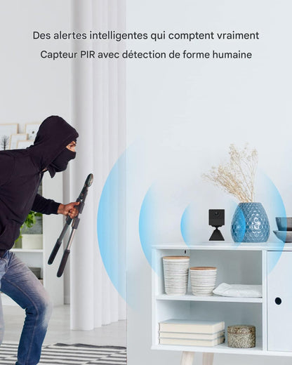 Mini Caméra IP Wi-Fi BC2 – Sécurité Discrète, Autonomie Maximale.
