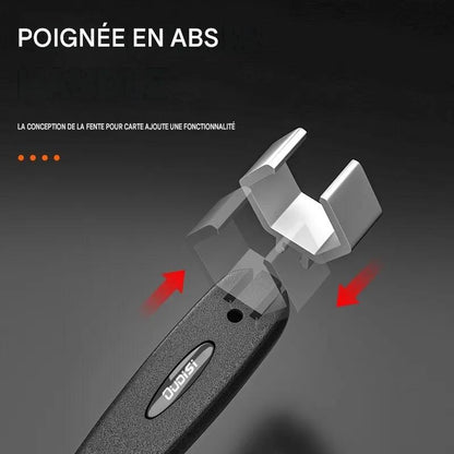 Découvrez la clé multifonction universelle qui simplifie votre travail.