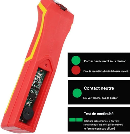 Pince Multifonction Électricien avec Détecteur de Tension Intégré.