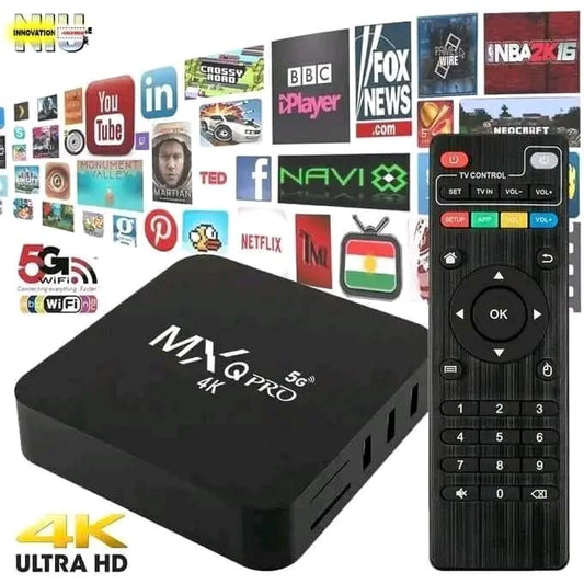 MXQ Pro - boîtier TV intelligent 4K Ultra HD.