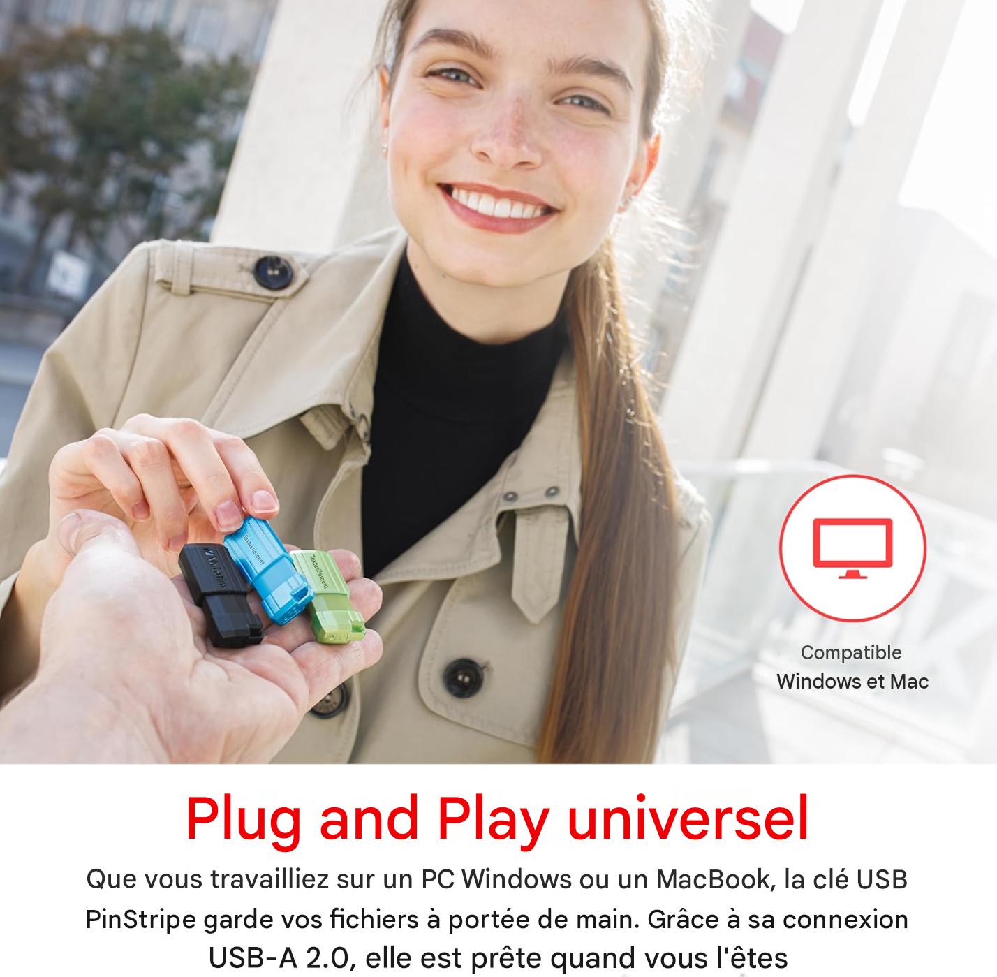 Clé USB Verbatim 16 Go – Stockez et Transportez Vos Fichiers Partout