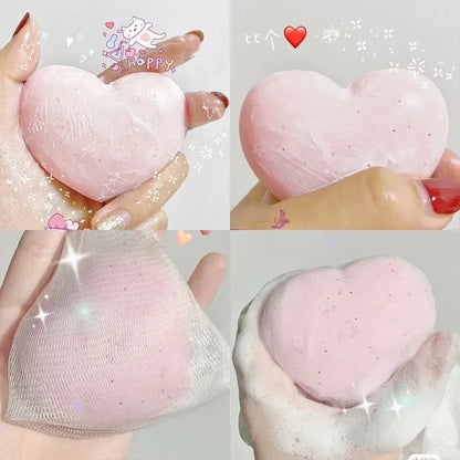 Savon pêche rose réparateur visage et corps.