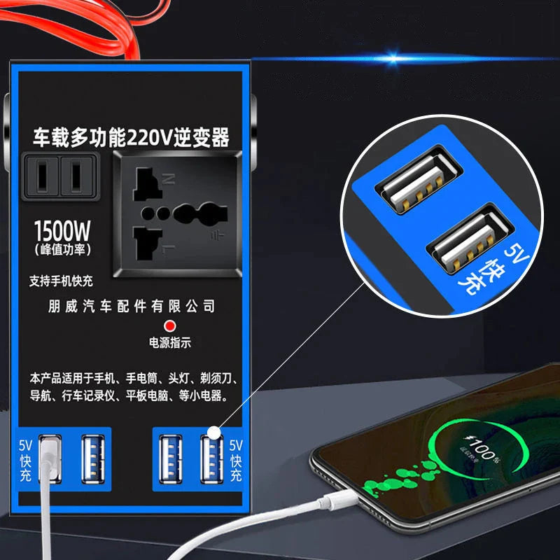 Convertisseur Puissant et Compact 1500W