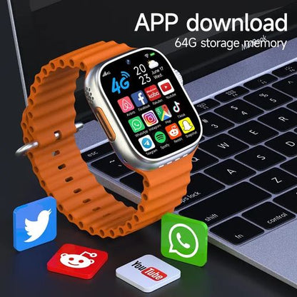 T800 Ultra — Smart Watch à grand écran 1,99" + charge sans fil