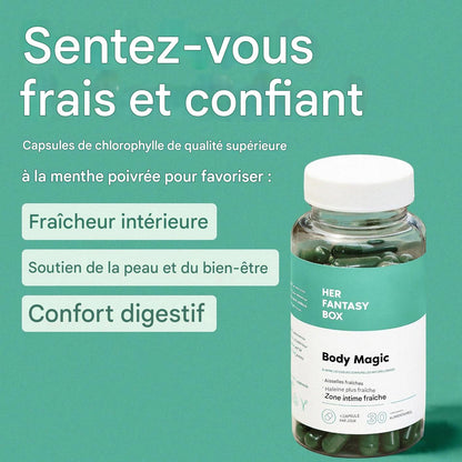 Body Magic – Gélules Détox pour Haleine Fraîche & Corps Frais.