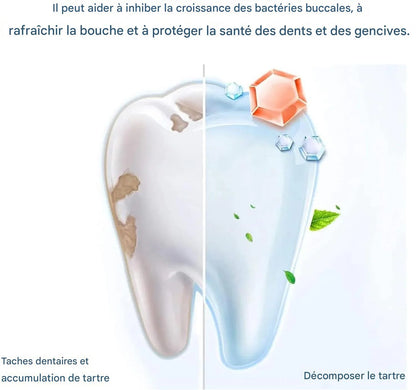 Gel Dentaire Blanchissant & Rafraîchissant.