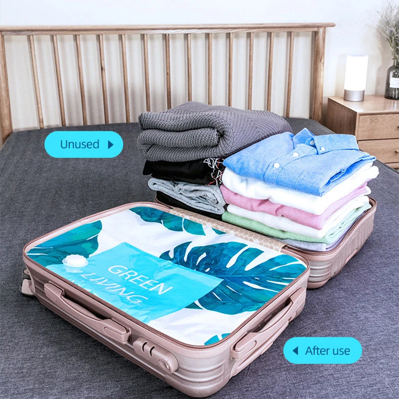 Sac de compression sous vide.