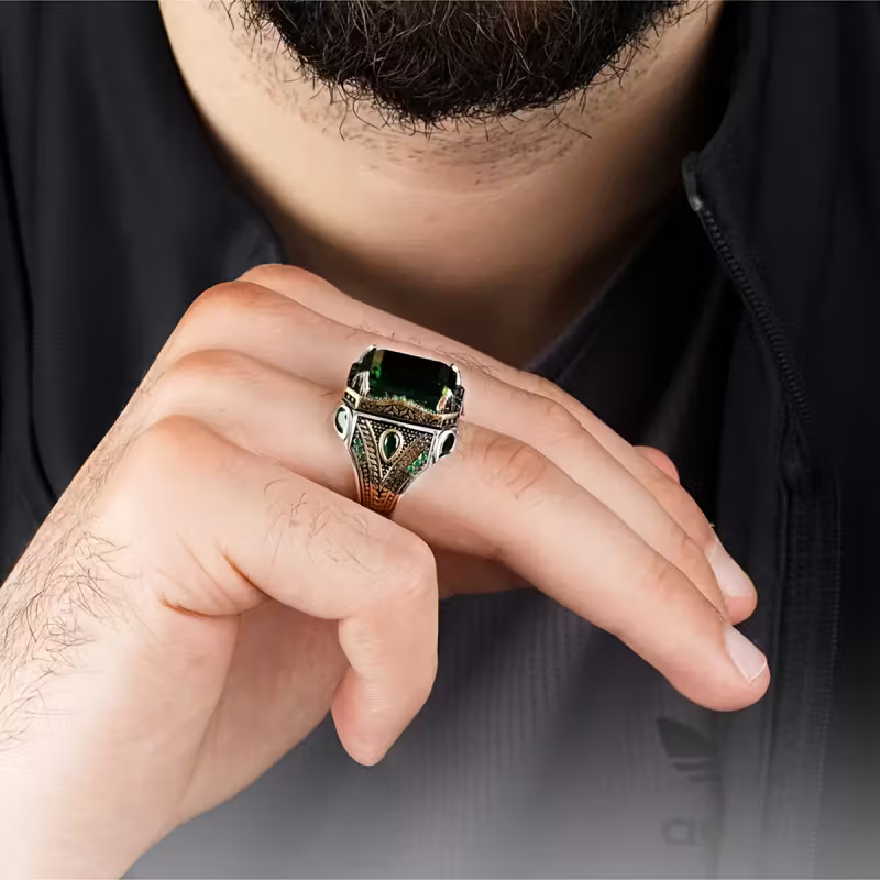 Bague Énergétique en Argent Sterling