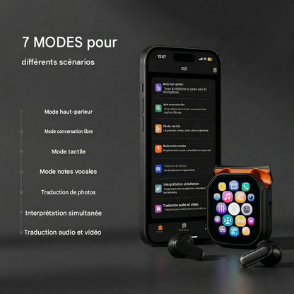 🎧 Écouteurs Sans Fil X55 AI avec Écran Tactile – Bien Plus que de Simples Écouteurs