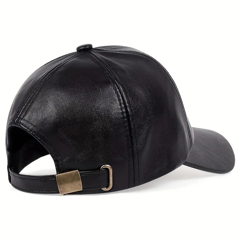 Casquette en Cuir PU pour Homme.