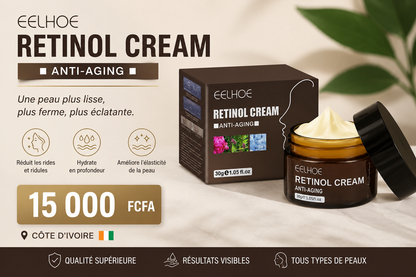 Crème Anti-Âge au Rétinol EELHOE.