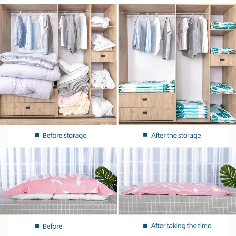 Sac de compression sous vide.