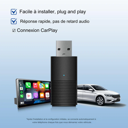 Mini adaptateur CarPlay sans fil.