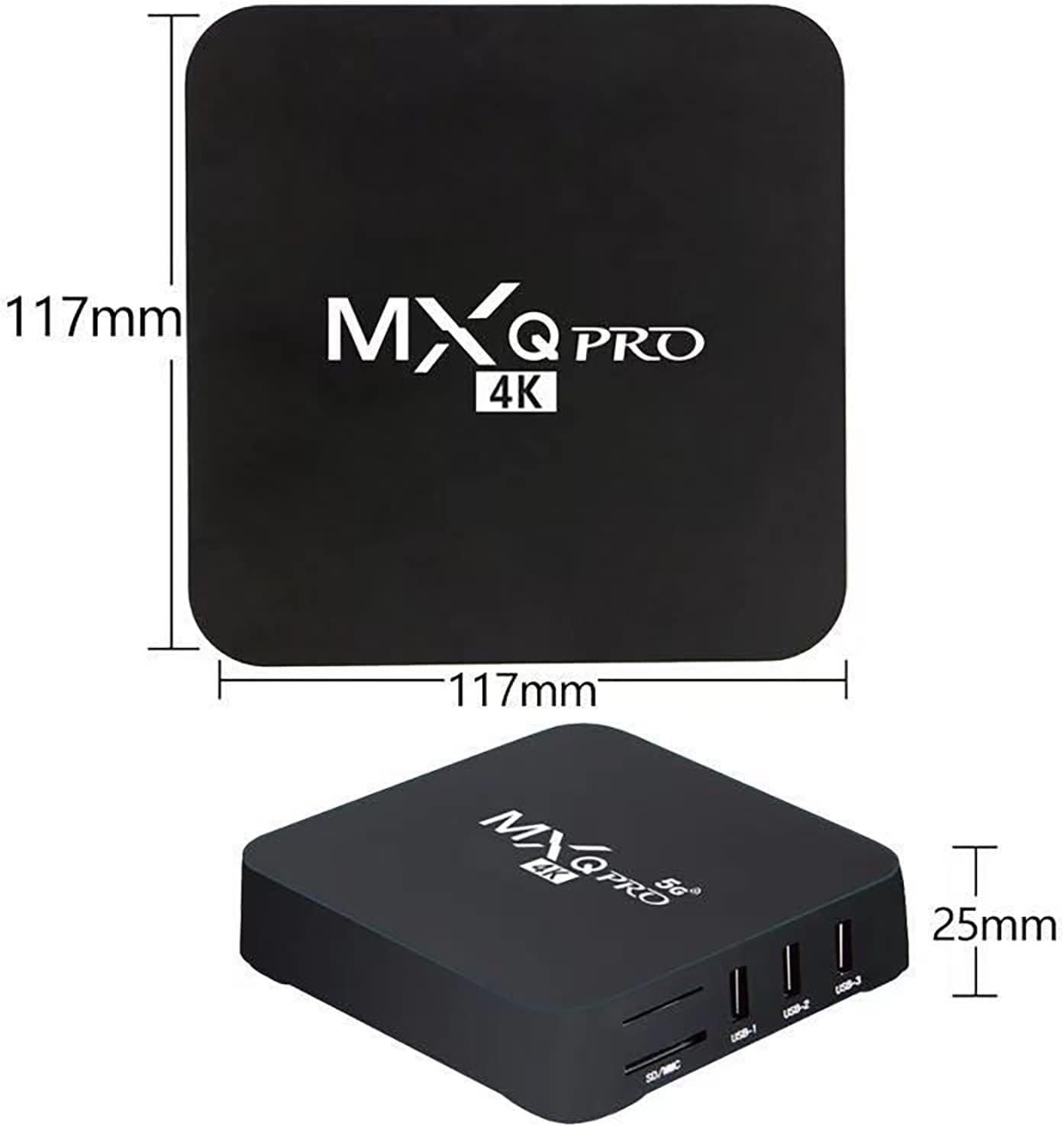 MXQ Pro - boîtier TV intelligent 4K Ultra HD.