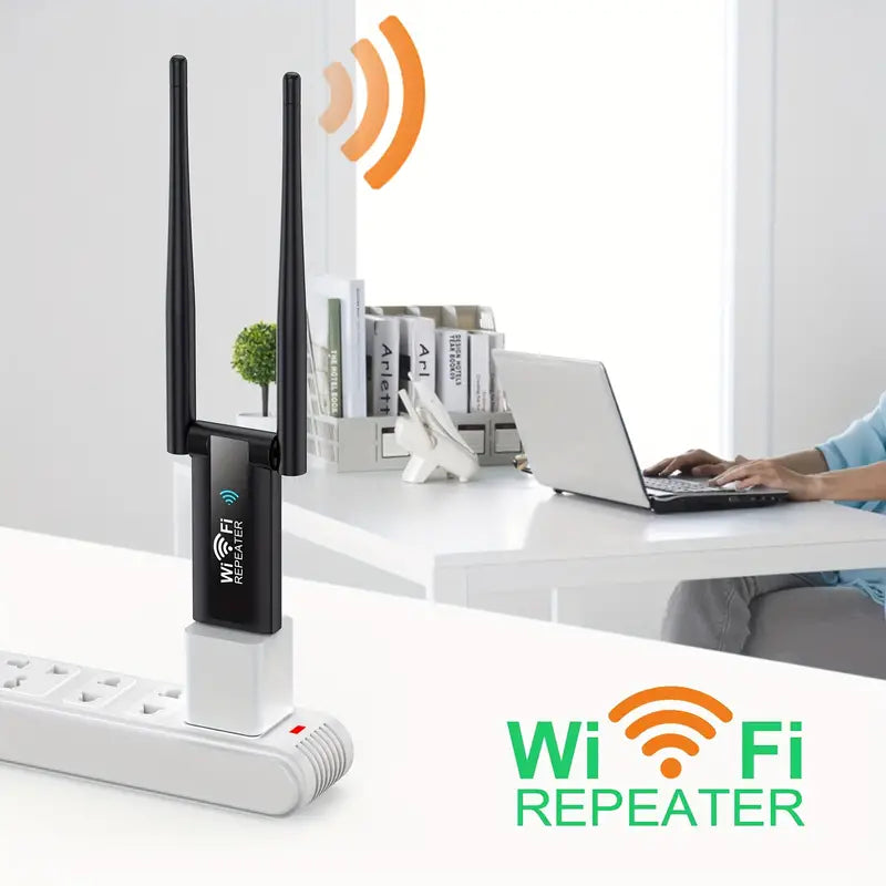 Répéteur de signal WiFi sans fil USB 300 Mbps.