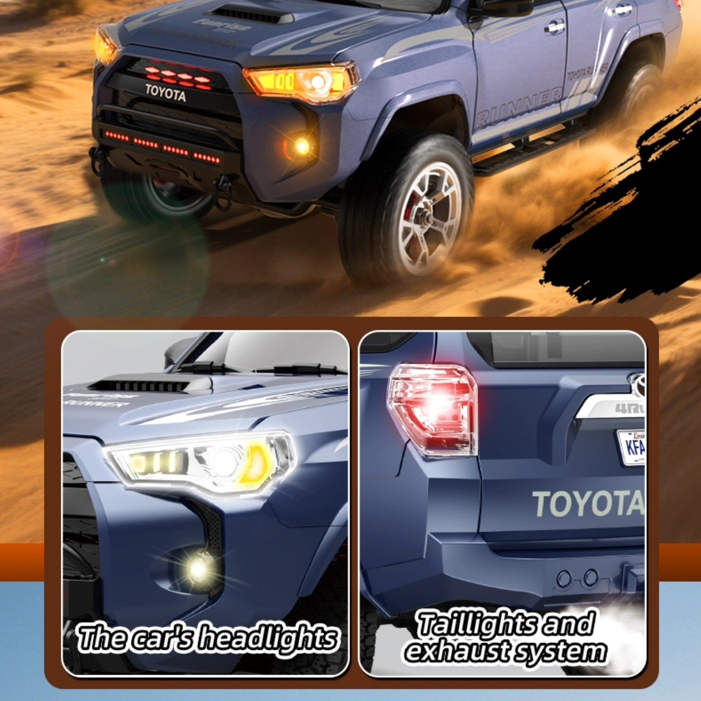 Miniature Toyota 4Runner RC.