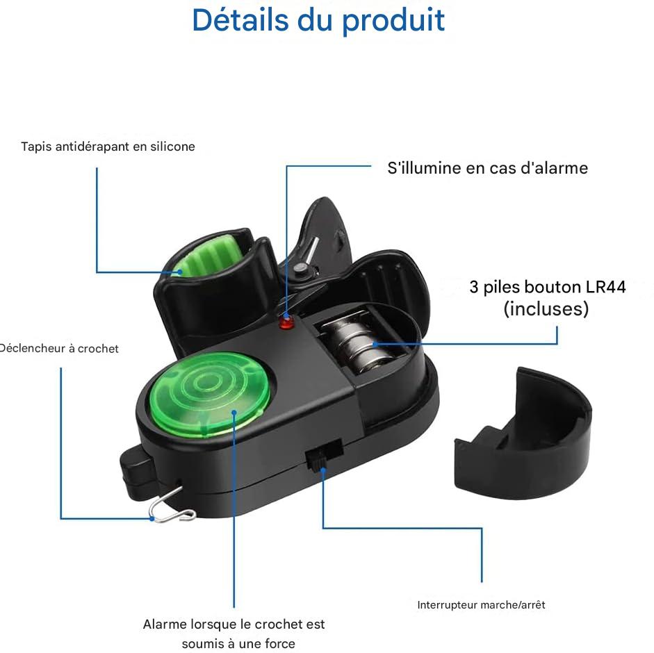 🎣 Indicateur Électronique de Touche.