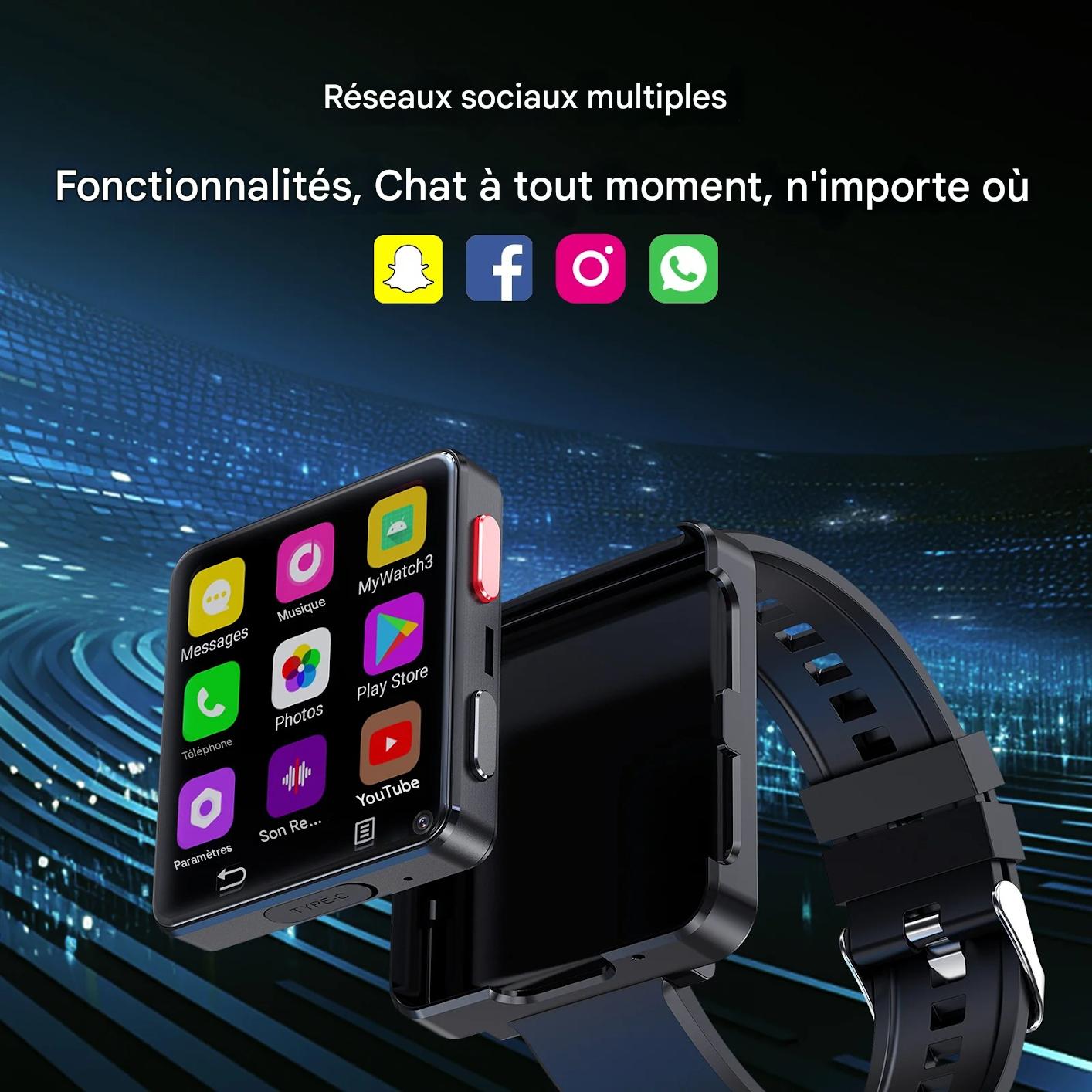 S998 Montre Connectée  – Le Mini-Smartphone au Poignet !