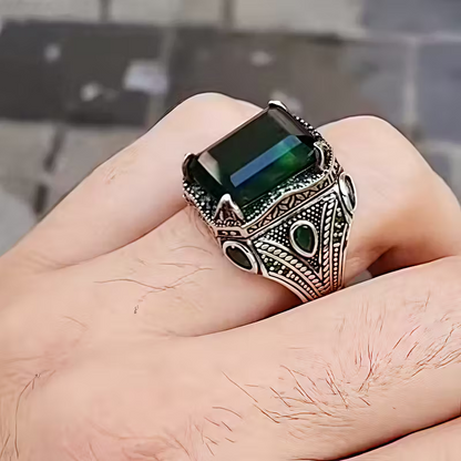 Bague Énergétique en Argent Sterling