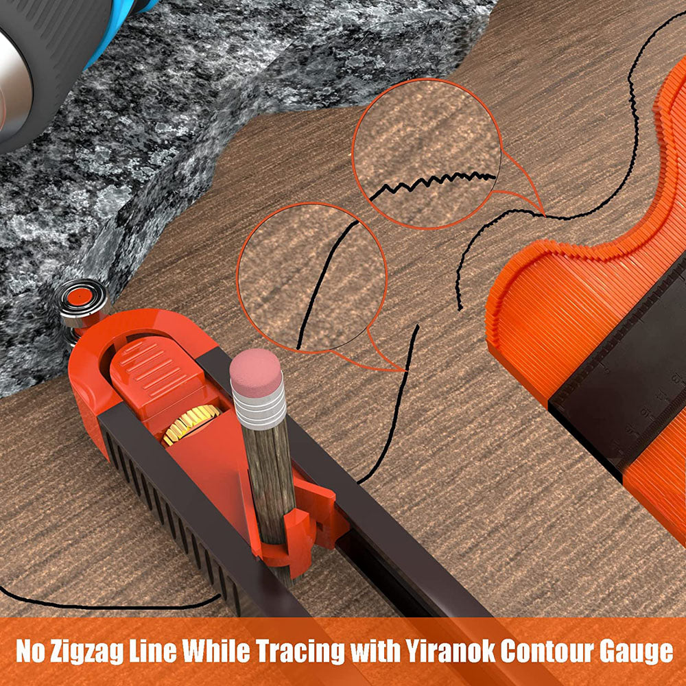 Règle de traçage de contour avec verrouillage