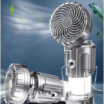 🏕️ Lampe De Camping Rechargeable Avec Ventilateur.