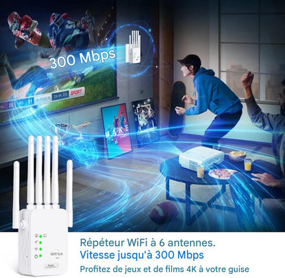 📶 Répéteur Wi-Fi 1200 Mbps Burkina