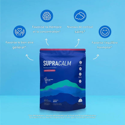 SUPRACALM – Boisson Anti-Stress Naturelle | Concentration & Énergie.