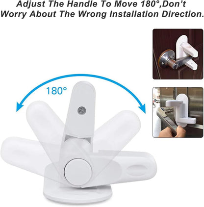 Serrure à Levier de Porte Universelle (2 Pack).