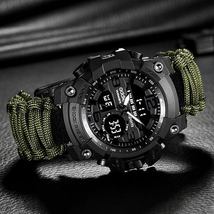 Addies – Montre de survie militaire multifonction.