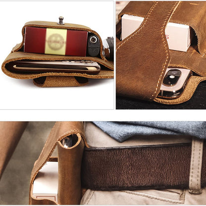 Sac de ceinture rétro pour hommes.