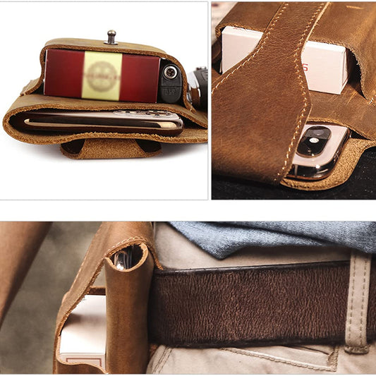 Sac de ceinture rétro pour hommes.