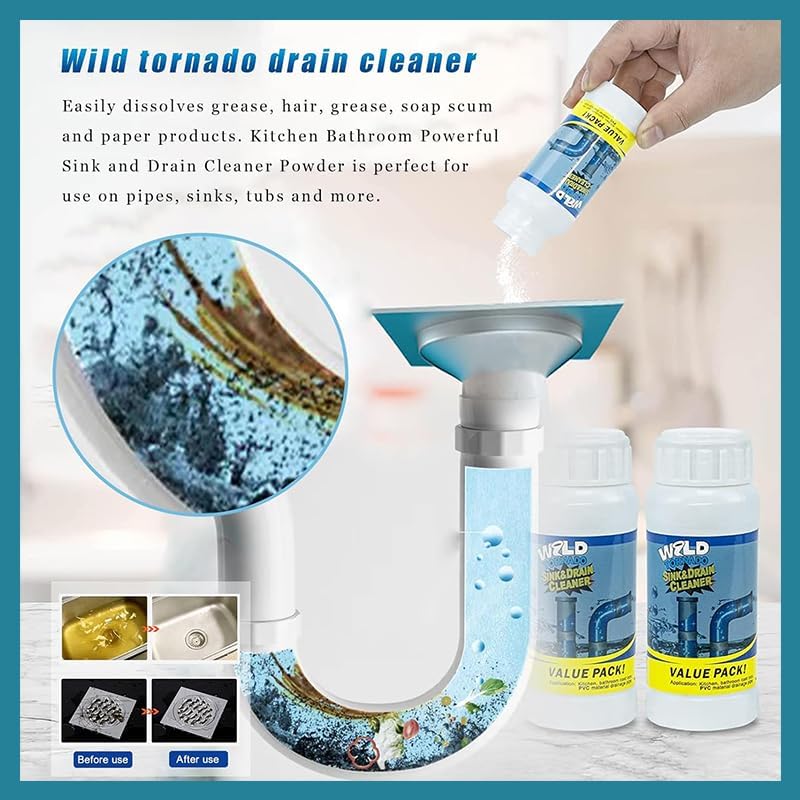 Nettoyant puissant pour évier et Drain