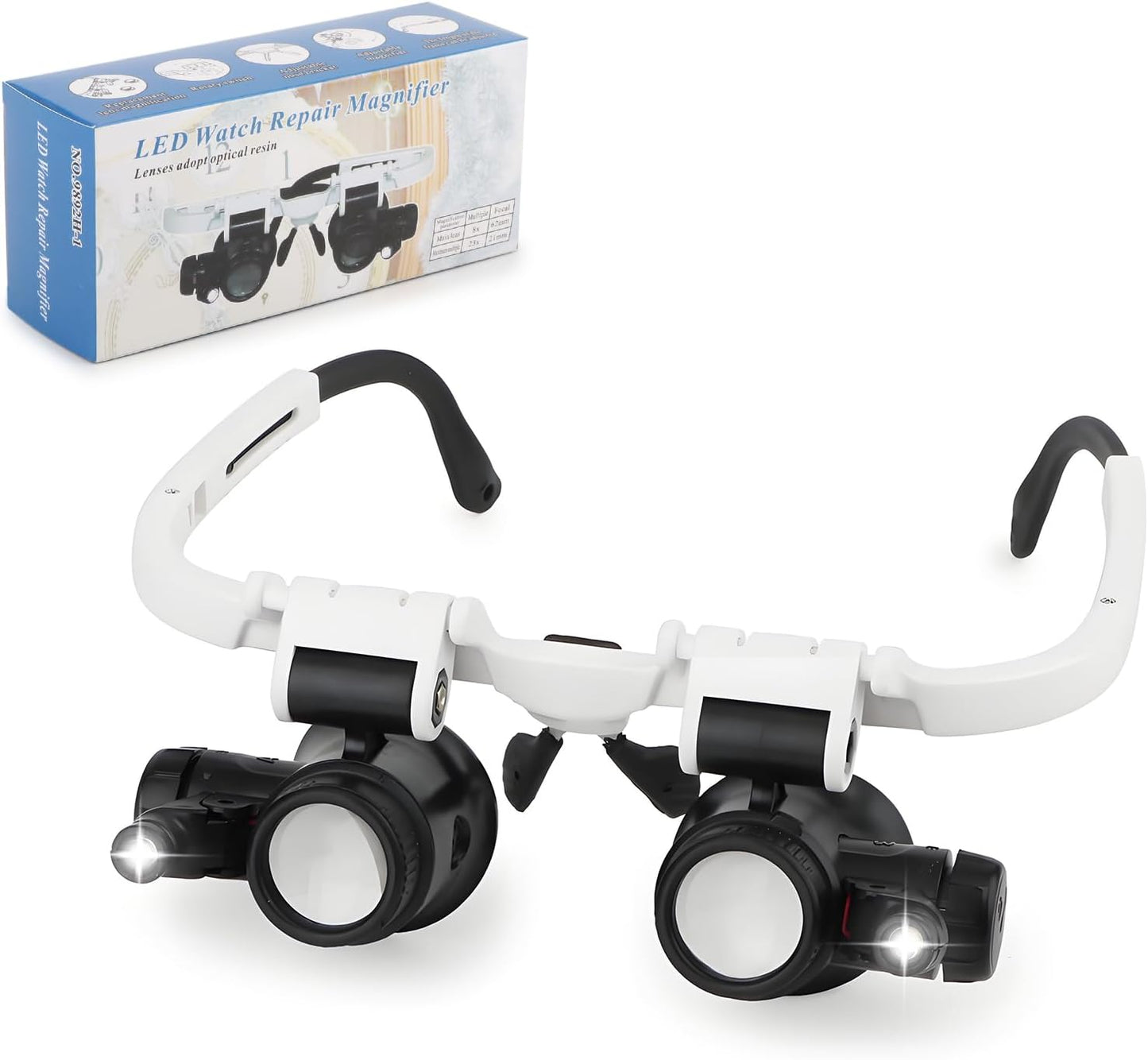 Loupes Professionnelles à Lentilles et Lumières LED.