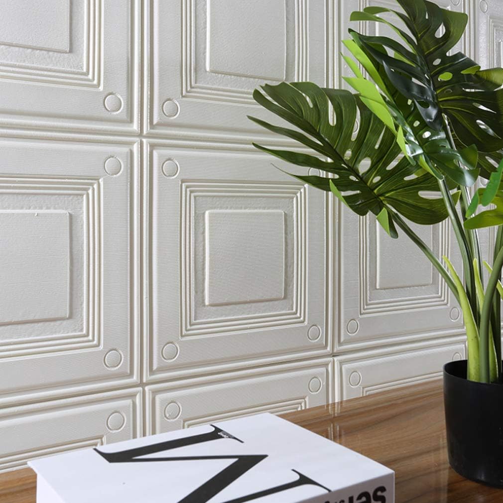 Pack de 8 papiers peints en mousse XPE autocollants