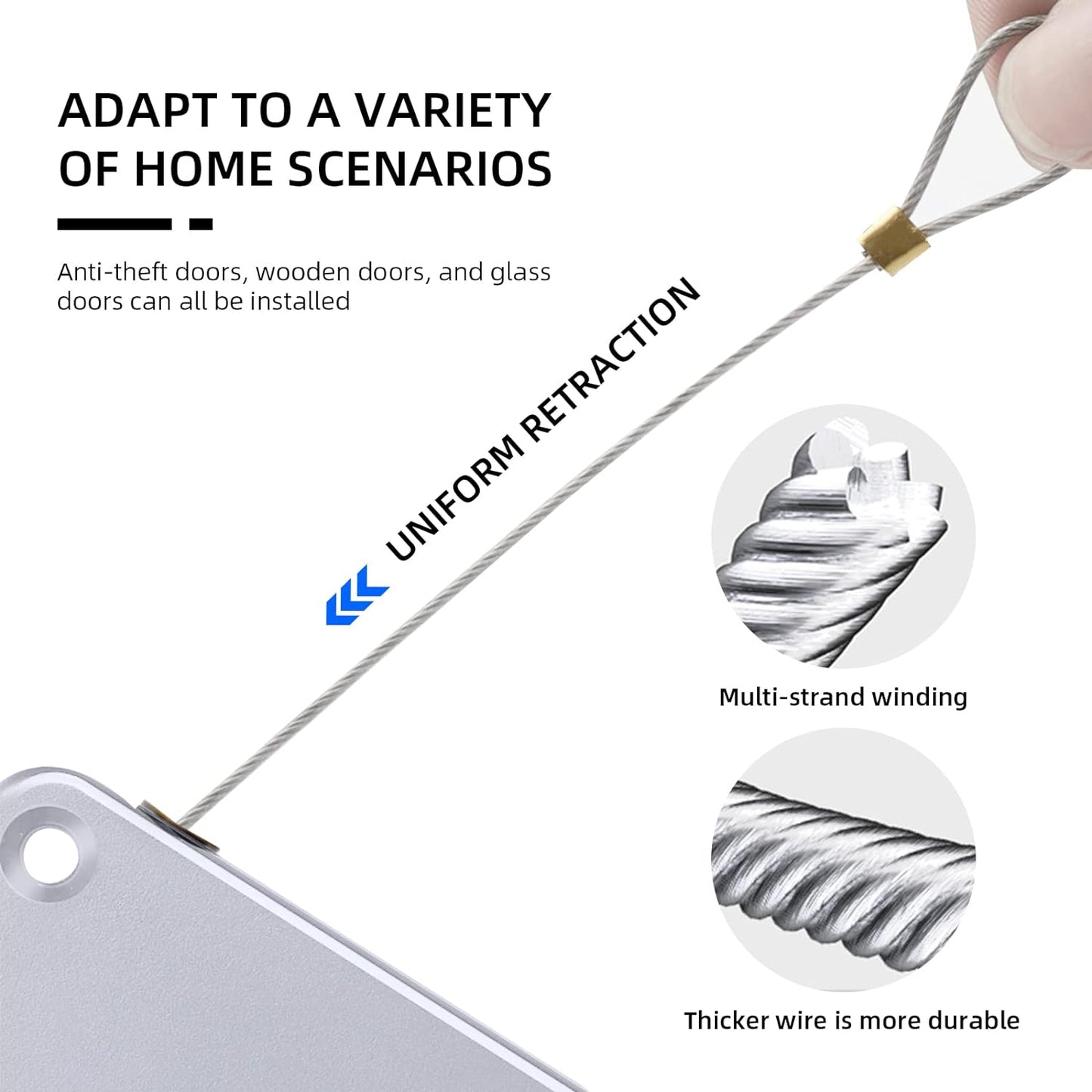 Ferme-porte automatique révolutionnaire .