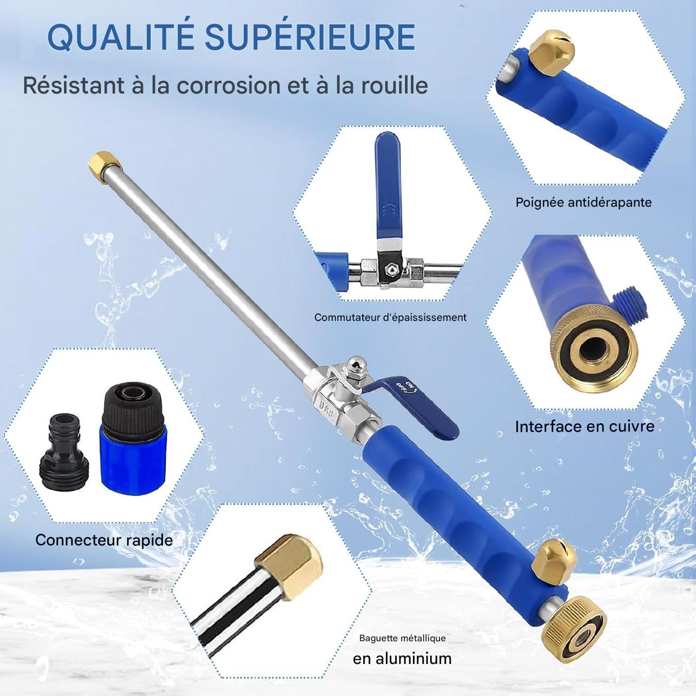 Pulvérisateur à buse pour arrosage et nettoyage.