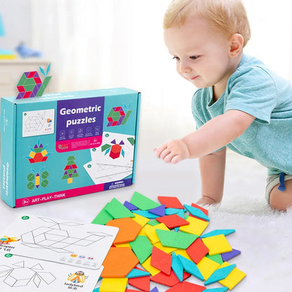 Jouet d'apprentissage Tangram pour les enfants de 3 à 6 ans