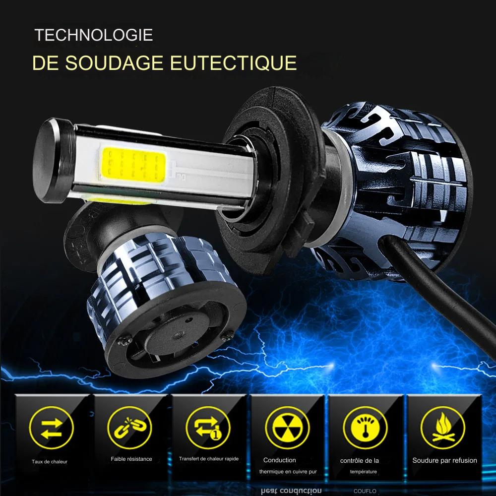 Phares LED automatiques puissants.