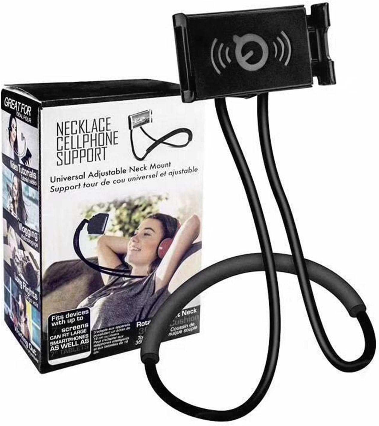 Porte-téléphone s'accroche au cou.