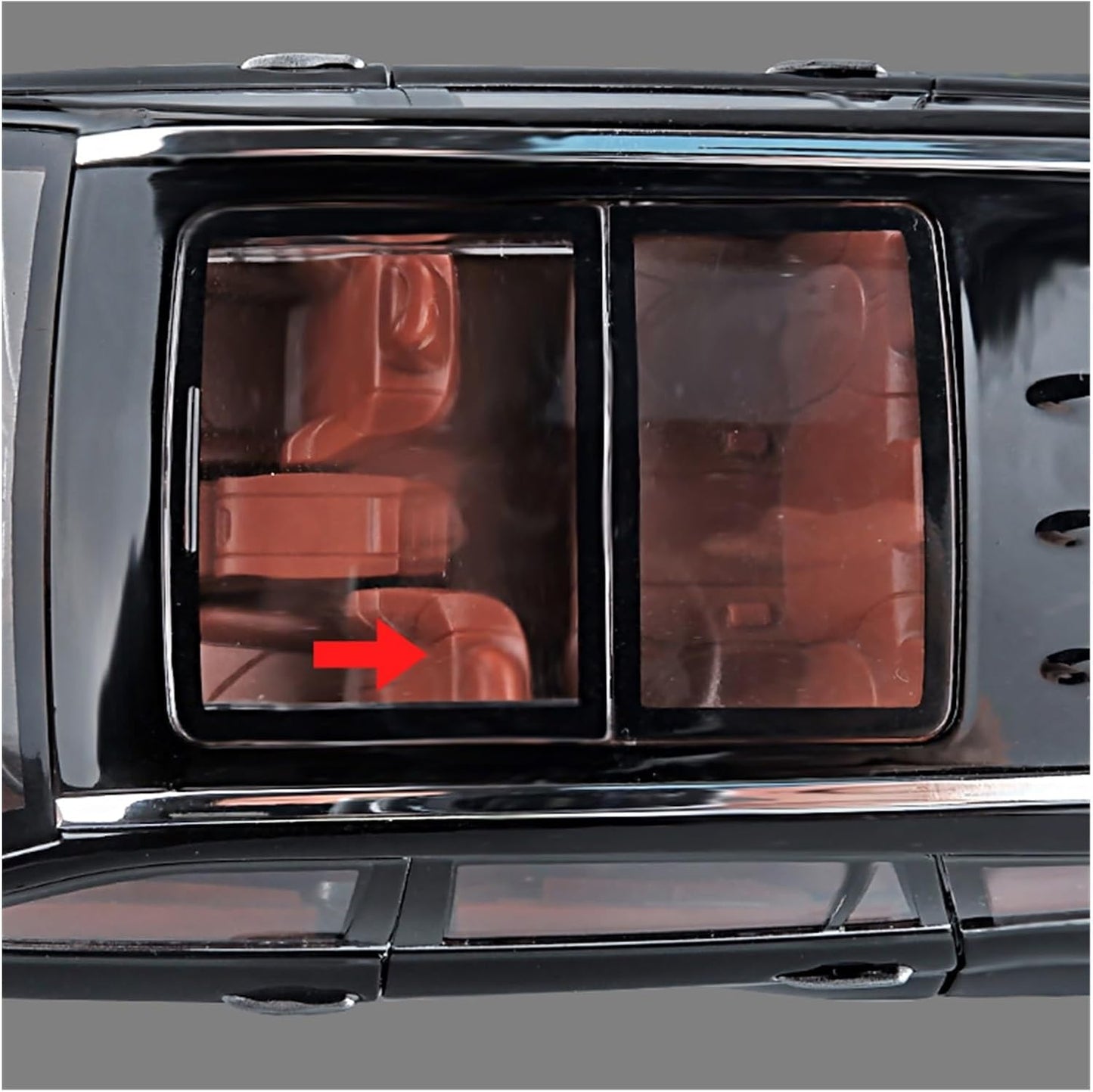 Voiture miniature 1:24 Highlander SUV en alliage.