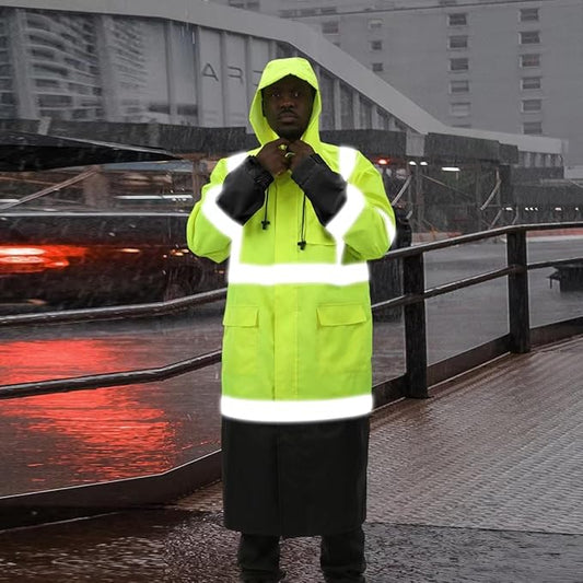 Vestes de pluie réfléchissantes imperméables.