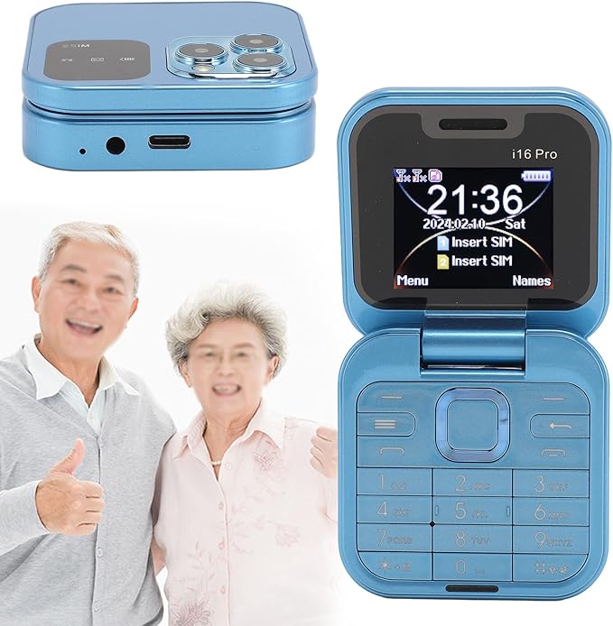 Mini Flip Mobile Phone FM Radio