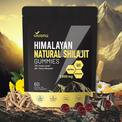 ⚡ HIMALAYAN NATURAL SHILAJIT GUMMIES – VITALITÉ AU QUOTIDIEN Burkina