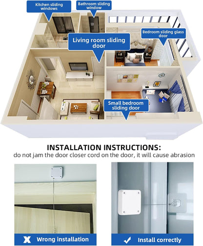 Ferme-porte automatique révolutionnaire .