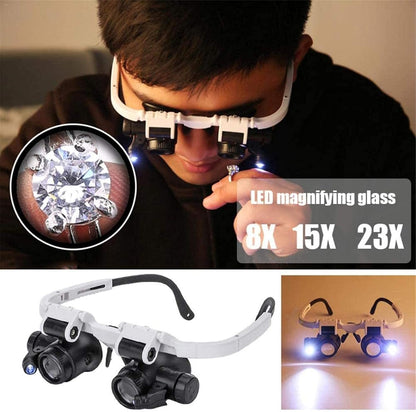 Loupes Professionnelles à Lentilles et Lumières LED.