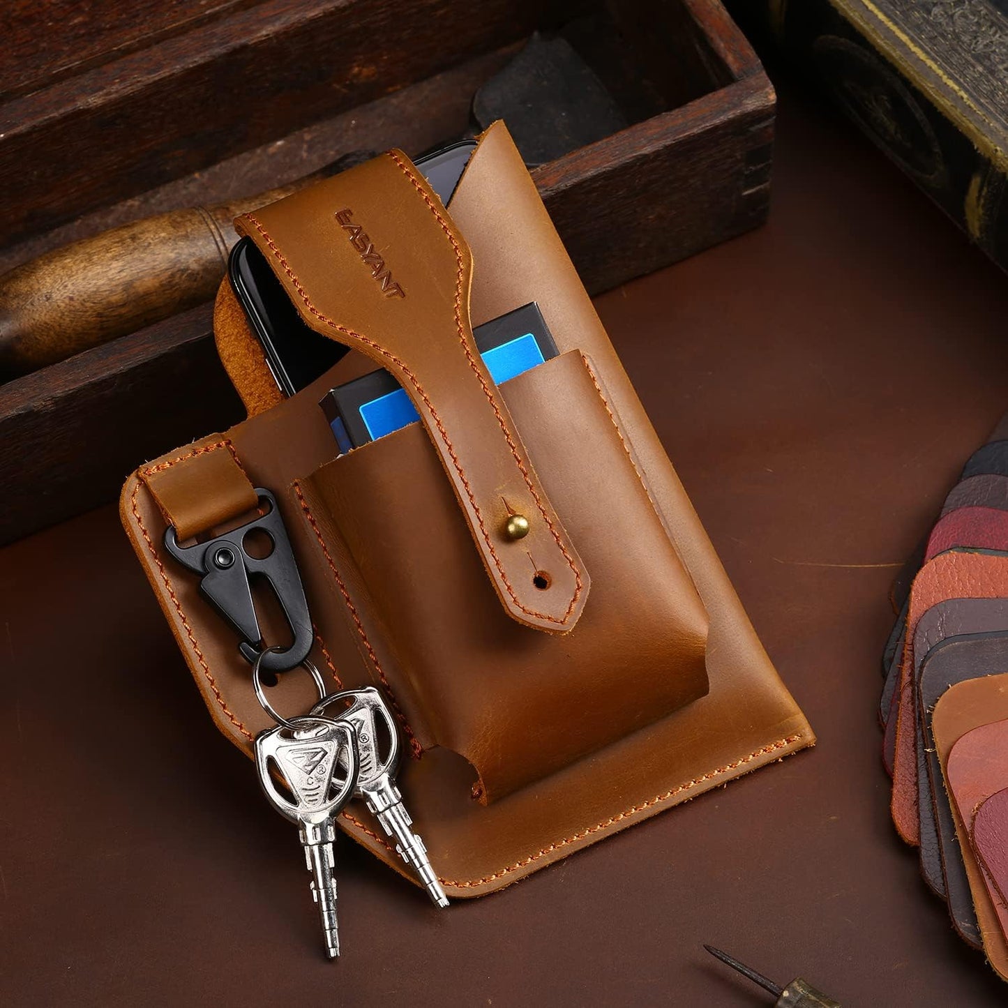 Sac de ceinture rétro pour hommes.